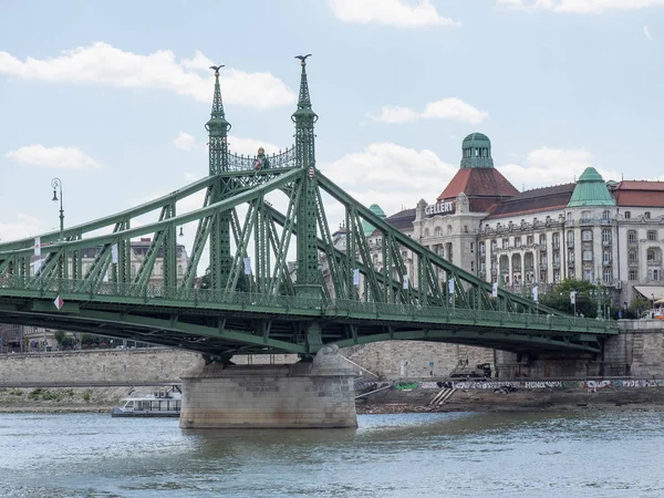 Esztergom Río Danubio — Foto de Stock