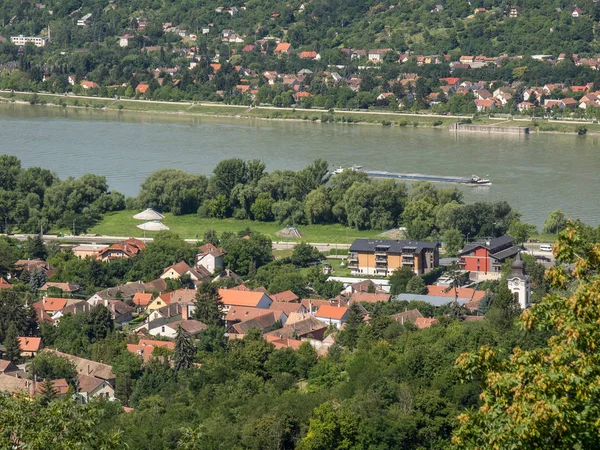 Esztergom Río Danubio — Foto de Stock