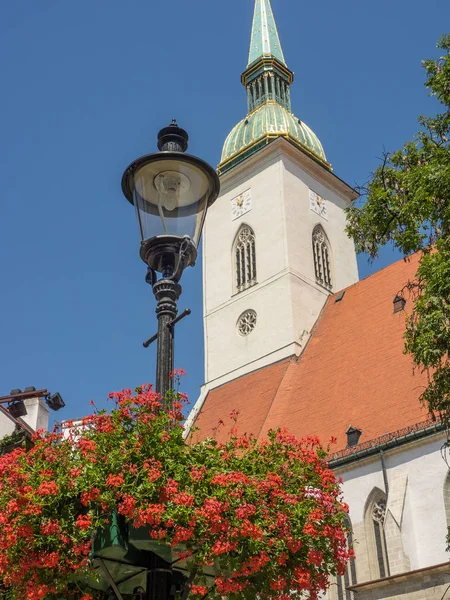 Bratislava Und Die Donau — Stockfoto