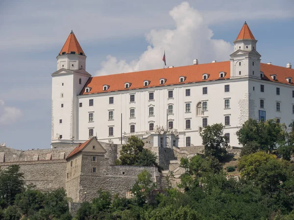 Bratislava Danubio Del Río — Foto de Stock