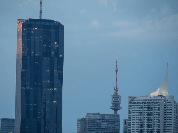 Donau Und Wien — Stockfoto