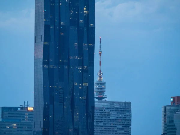 Donau Und Wien — Stockfoto