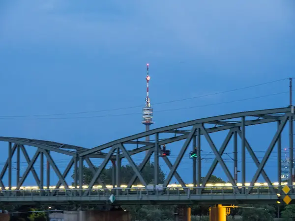 Río Danubio Viena — Foto de Stock