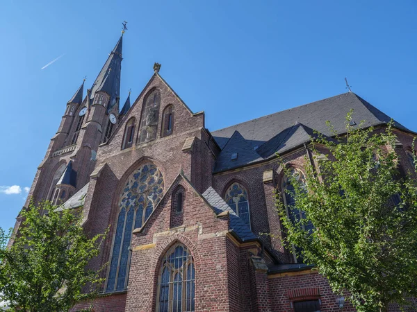 Het Kleine Dorpje Weseke Duitsland — Stockfoto