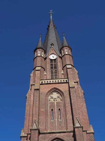 Das Kleine Dorf Weseke Deutschland — Stockfoto