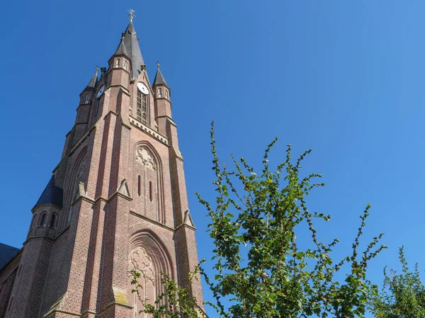 Das Kleine Dorf Weseke Deutschland — Stockfoto