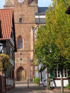 Alman Pfalz 'ındaki Kandel şehri.