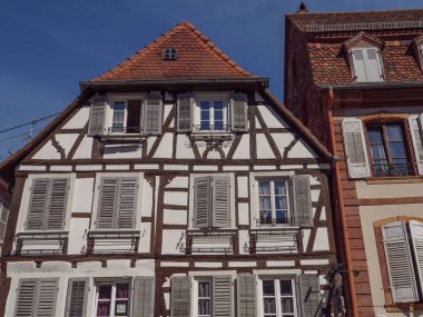 Fransız Alsace Wissembourg şehir