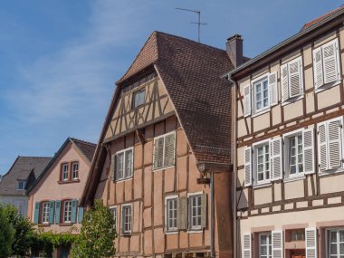 Fransız Alsace Wissembourg şehir