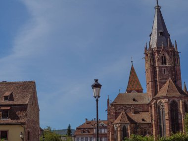 Fransız Alsace Wissembourg şehir