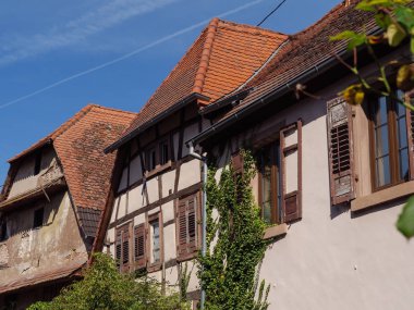 Fransız Alsace Wissembourg şehir