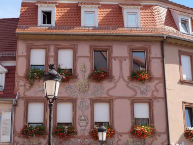 Fransız Alsace Wissembourg şehir