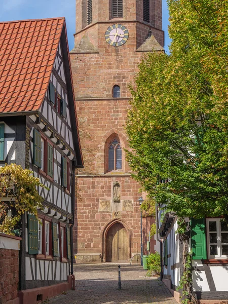 Alman Pfalz 'ındaki Kandel şehri.