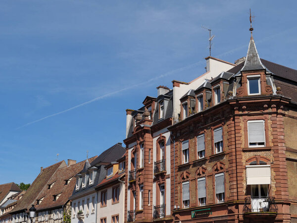 The city of Wissembourg in the French Alsace