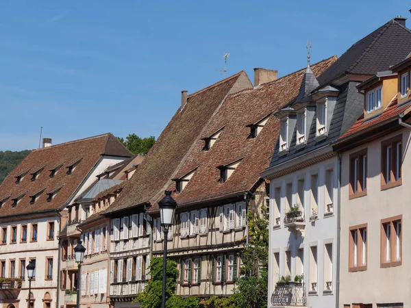 Město Wissembourgu Alsasku Francouzské — Stock fotografie