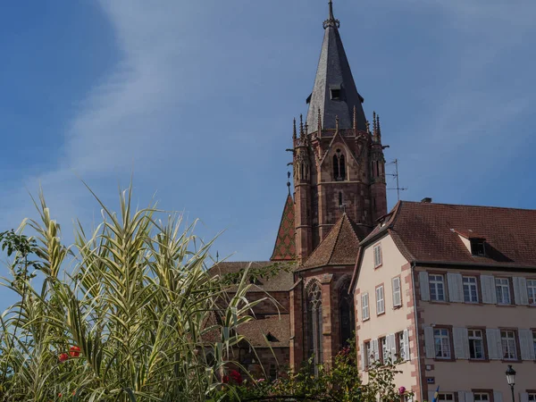 Město Wissembourgu Alsasku Francouzské — Stock fotografie