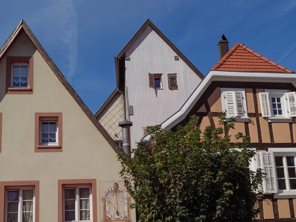 Cidade Wissembourg Alsácia Francesa — Fotografia de Stock