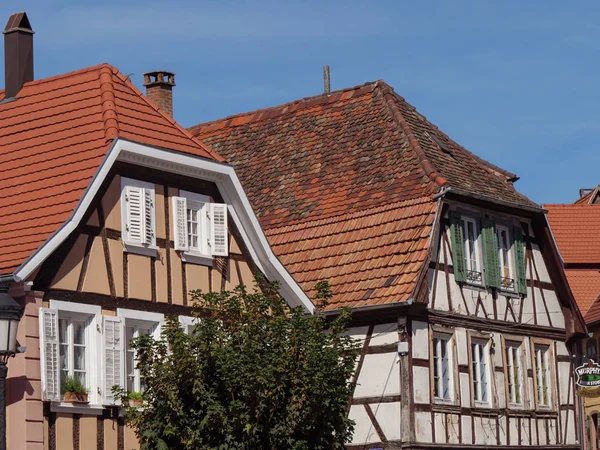 Città Wissembourg Nell Alsazia Francese — Foto Stock