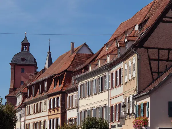 Město Wissembourgu Alsasku Francouzské — Stock fotografie