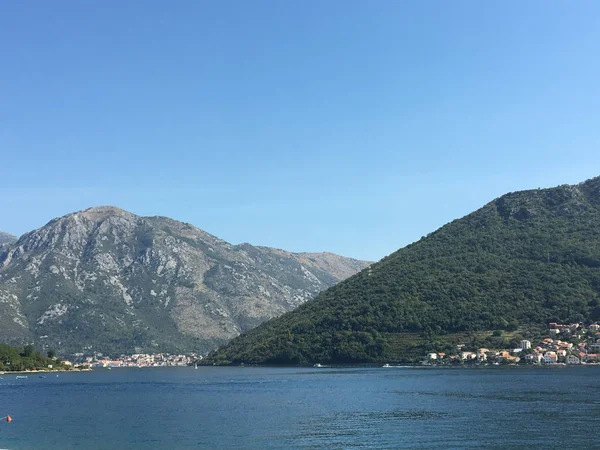 Czarnogóra Miasto Kotor Morzu Śródziemnym — Zdjęcie stockowe