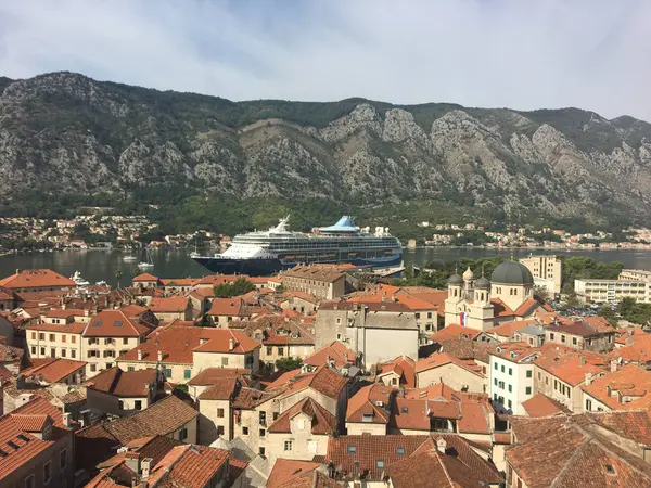 Montenegro Ciudad Kotor Mar Mediterráneo —  Fotos de Stock