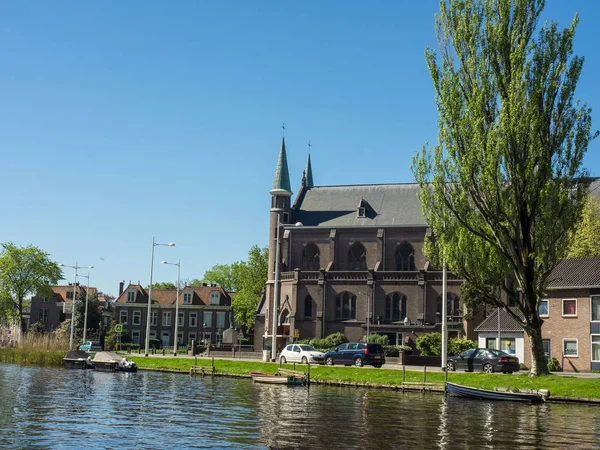 Hermosa Ciudad Alkmaar Los Países Bajos — Foto de Stock