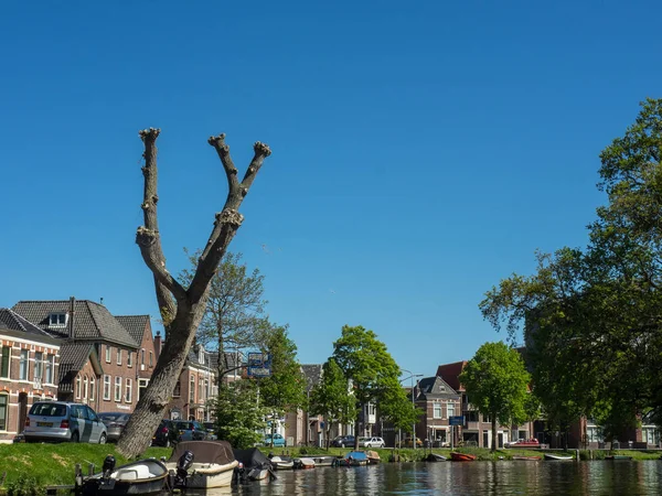 Piękne Miasto Alkmaar Holandii — Zdjęcie stockowe