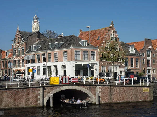 Bela Cidade Haarlem Nas Terras Baixas — Fotografia de Stock
