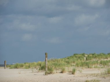 Kuzey denizindeki Alman Spiekeroog adası.