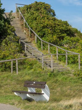Kuzey denizindeki Alman Spiekeroog adası.