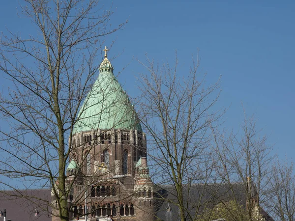 Bella Città Haarlem Nei Paesi Bassi — Foto Stock