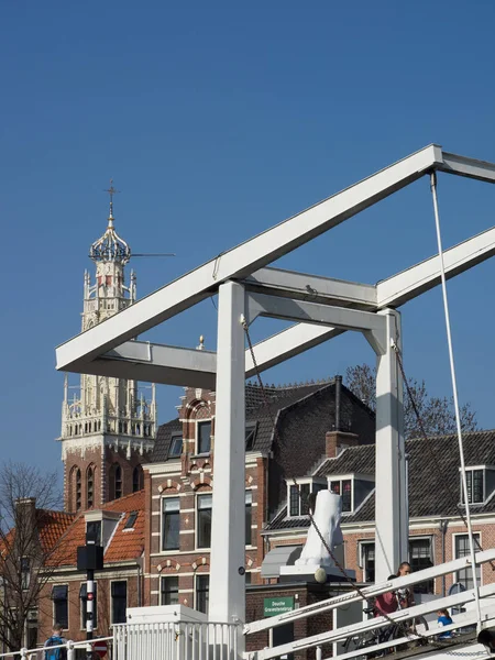 Hermosa Ciudad Haarlem Los Países Bajos — Foto de Stock