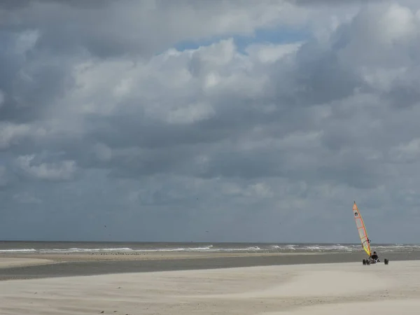 Den Tyske Spiekeroog - Stock-foto