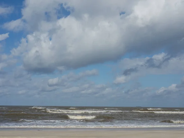 Den Tyske Spiekeroog - Stock-foto