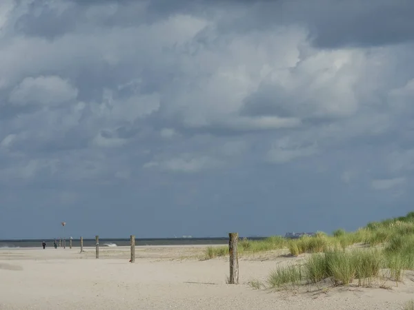 Isola Tedesca Spiekeroog Nel Mare Del Nord — Foto Stock