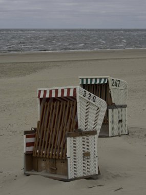 Almanya Baltrum beach