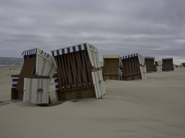 Almanya Baltrum beach