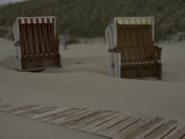 Almanya Baltrum beach