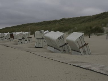 Almanya Baltrum beach