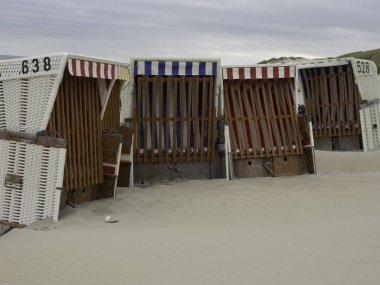 Almanya Baltrum beach