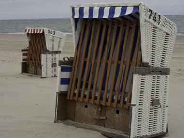 Almanya Baltrum beach