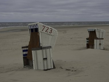 Almanya Baltrum beach