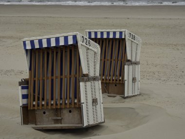 Almanya Baltrum beach