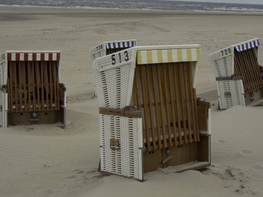 Almanya Baltrum beach