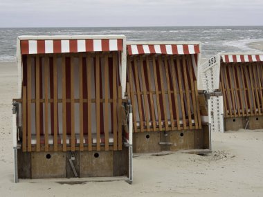 Almanya Baltrum beach
