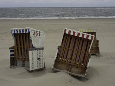 Almanya Baltrum beach