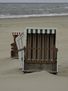 Almanya Baltrum beach