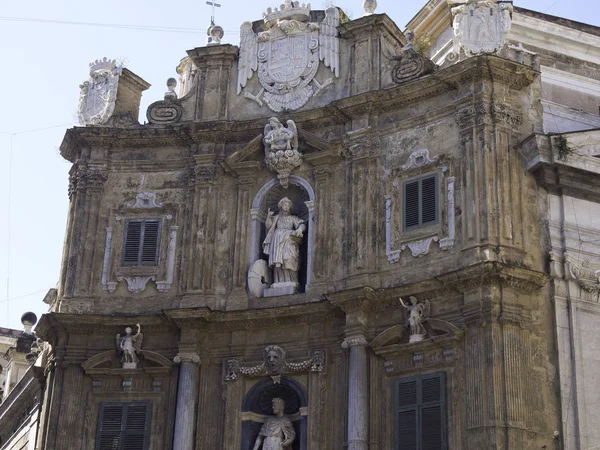 Palermo Auf Der Sizilianischen Insel Italien — Stockfoto