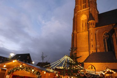 Alman muensterland 'inde Noel zamanı