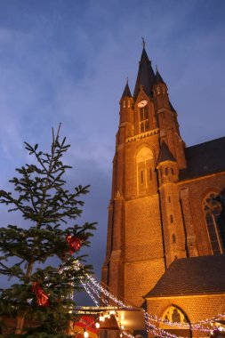 Alman muensterland 'inde Noel zamanı